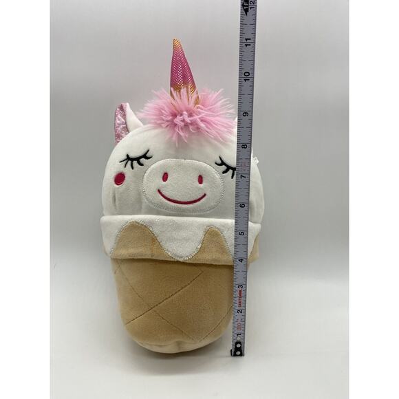 Ice Cream Cone Unicorn 11” Plush Stuffed Animal - Picture 3 of 5